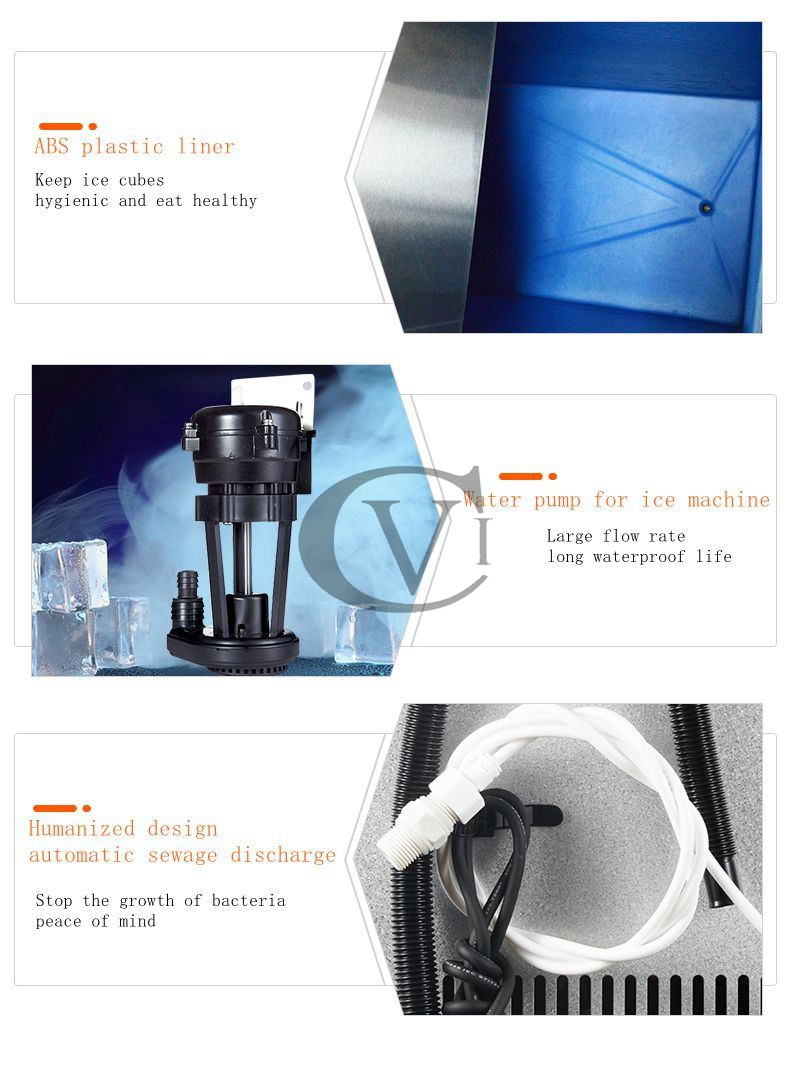 Fully automatic ice cube making machine