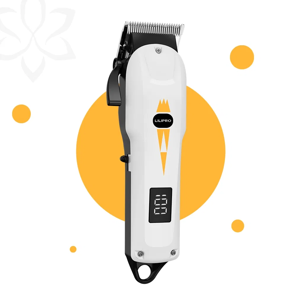 Lilipro L20 Hair Clippers for Men Professional Barber Clippers for Hair Cutting & Grooming Kit Rechargeable Beard Trimmer with LED Display