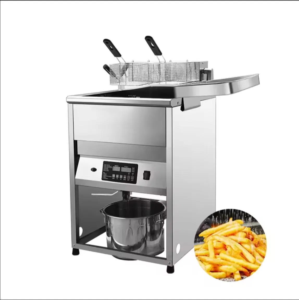 Industrial-Grade Electric Deep Fryer for Chips and Fries Production
