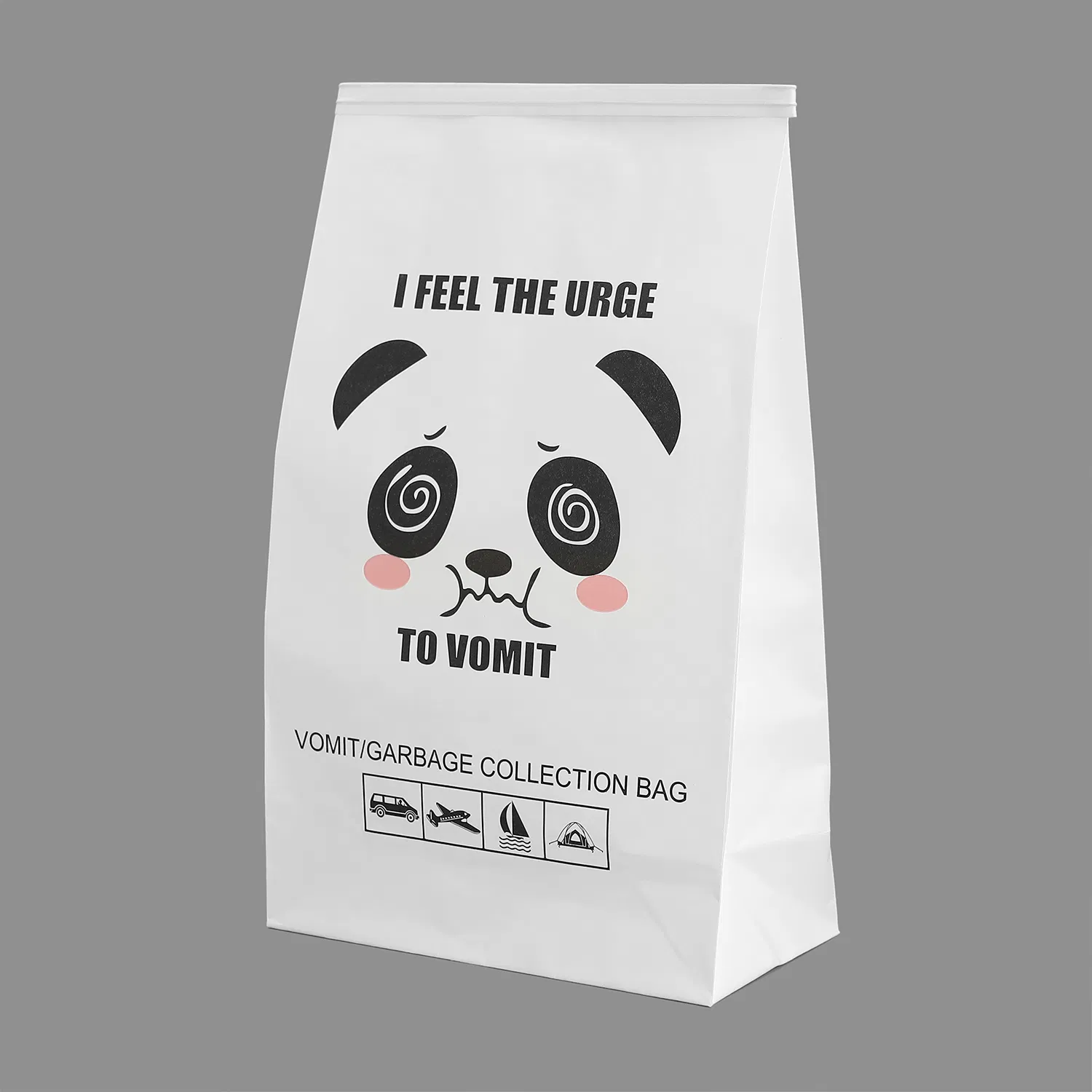 OEM Disposable Use Custom Printed Airsickness Vomit Airsickness Bag