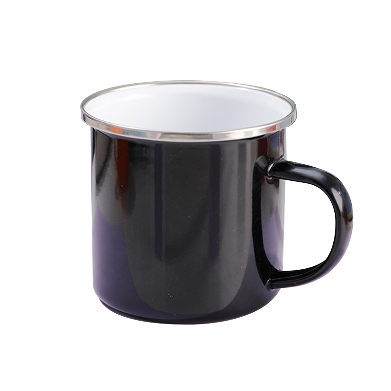 Эмалированная кружка с логотипом на заказ, 400 мл