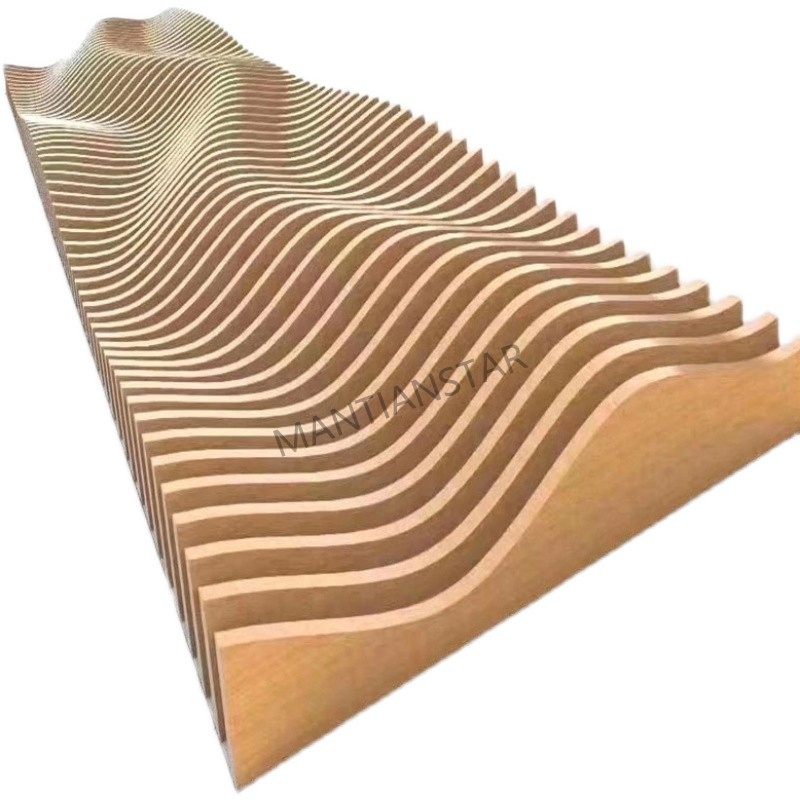Fashionable Fireproof Decorative Artistic Aluminum Wavy False Ceiling for Office Ceiling Design
