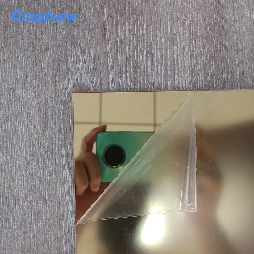 Factory Direct Sale Good Quality Gold Acrylic Mirror Sheet