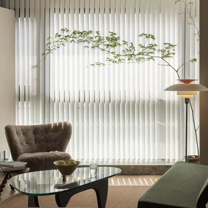 Super Silence Electric Automatic Vertical Curtain Blinds for Home Office Hotel