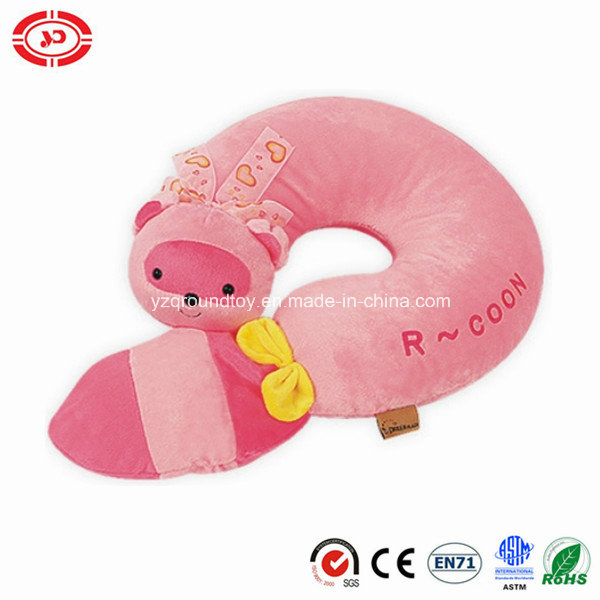Palm Civet Stuffed Comfortable Pink Racoon Soft Baby Pillow