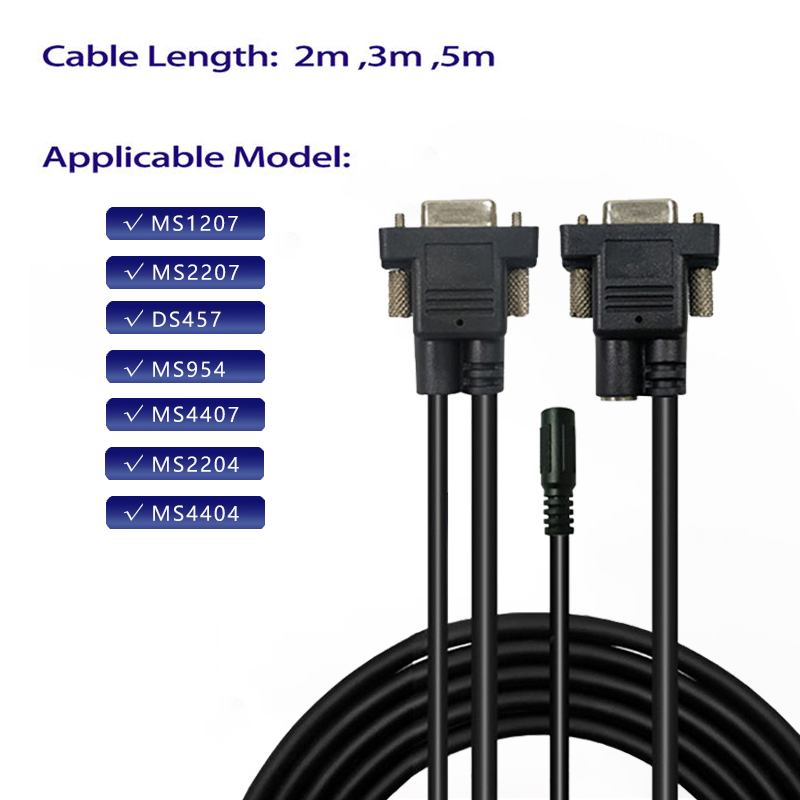 3m RS232 to dB15FM Serial Cable Bar Code Reader Cable for Zebra Motorola Ds457-Sr Ms4404 Scanner