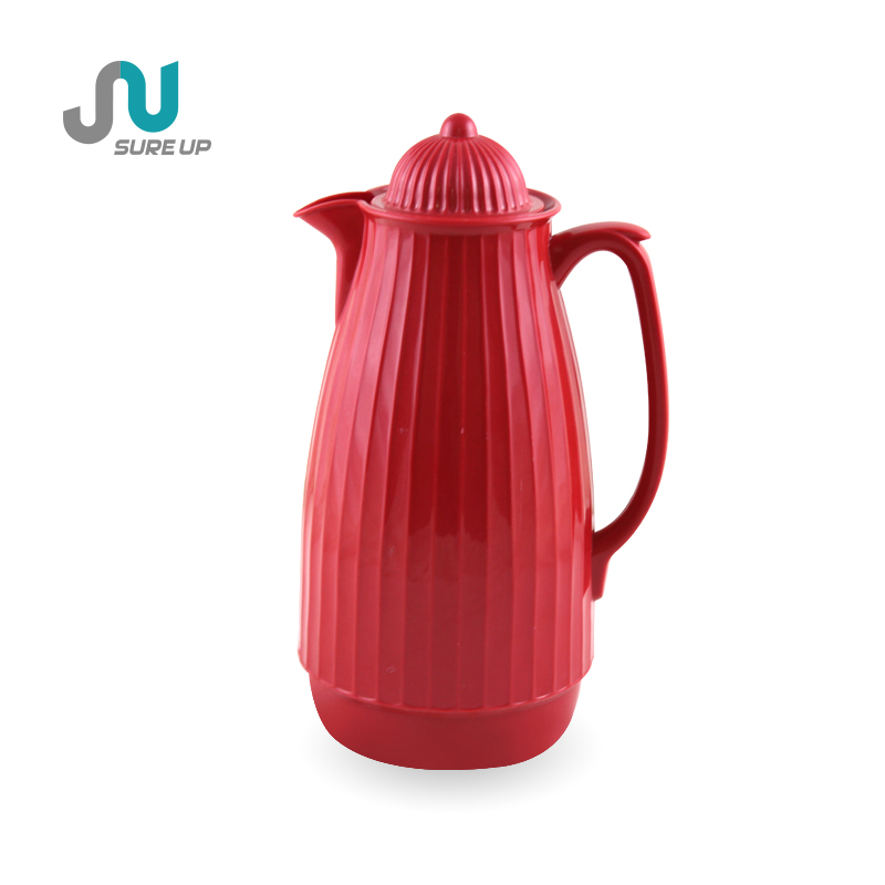 Даля с орлом и стеклянной вставкой, 1 л, розовая