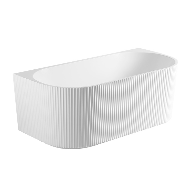 Акриловая ванна Freestanding с флейтированным дизайном