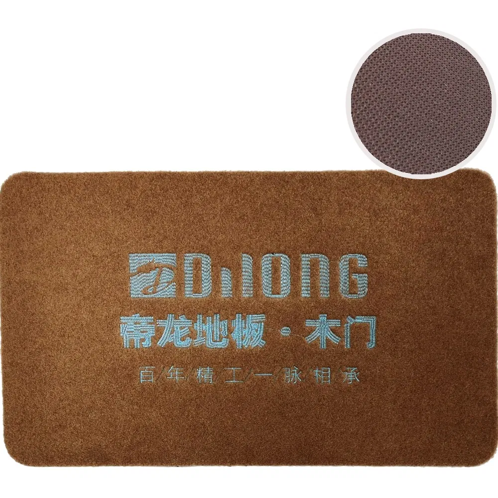 TPR Backing Kitchen Entrance with Polyester Surface Floor Plain Doormat