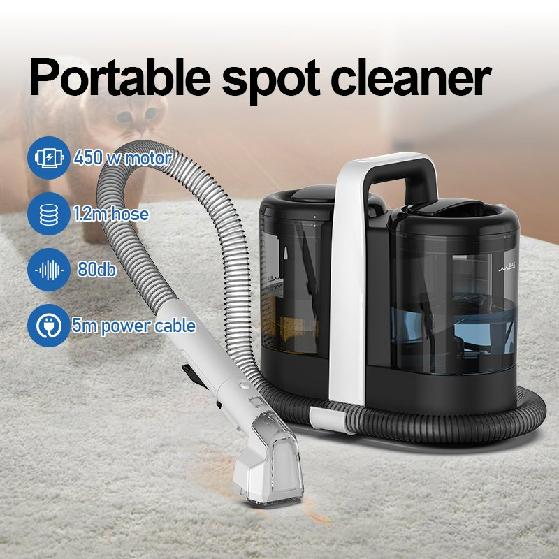 in Stocks Portable Handheld Corded Wet and Dry Dirty Fabric Sofa Vacuum Cleaning for Home Household Carpet Stain Spot Cleaner for Home
