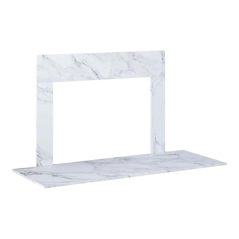 Interior Marble Fireplace Surround Decoration Italian Calacatta Viola Marble Fireplace Mantel