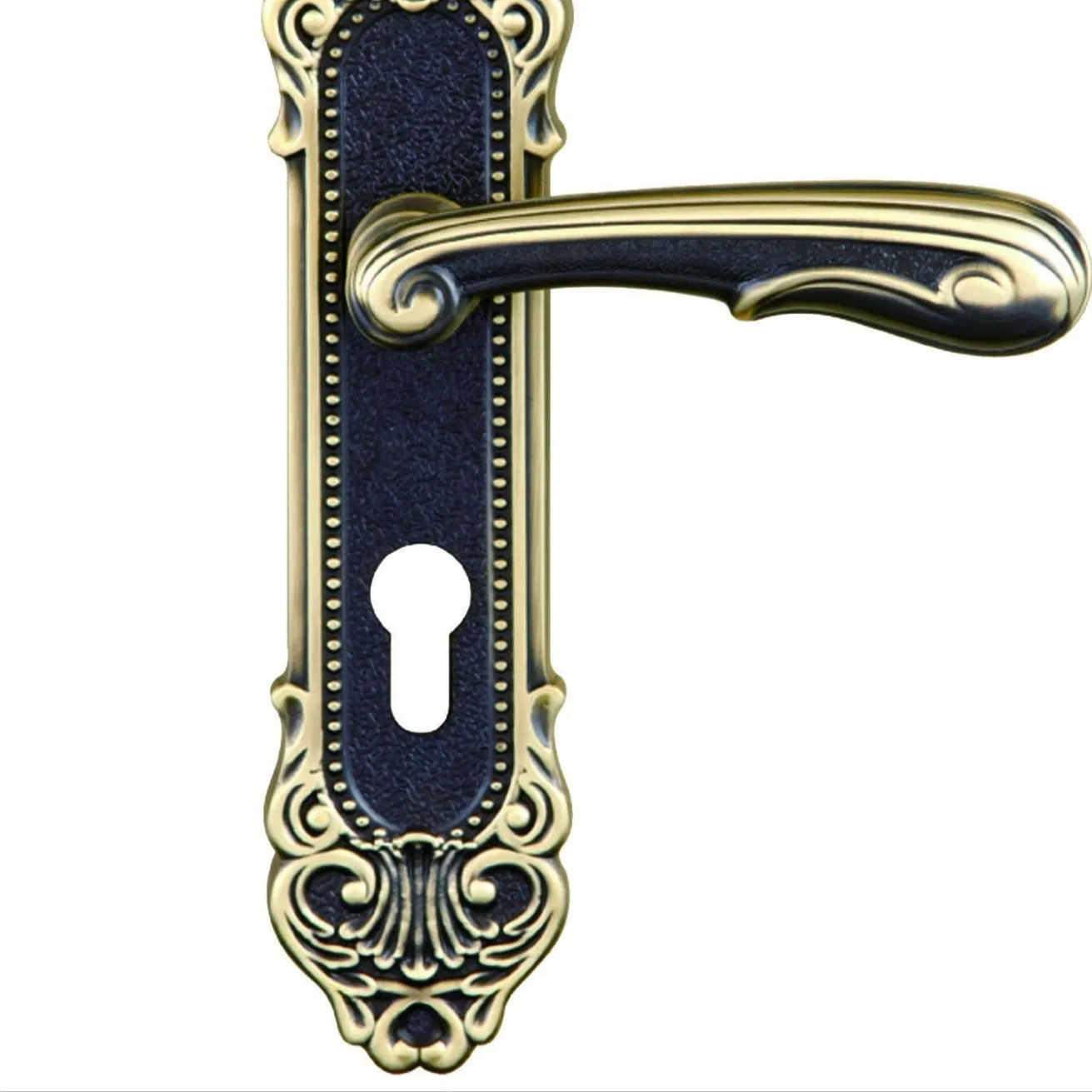 B-PM9080L-OG Luxury Brass Door Lock Door Handle