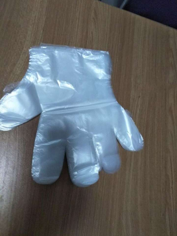 Wholesale Food Grade Household Cleaning Clear Powder Free One Time Glove Examination Gloves