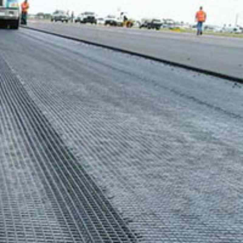 Tensile Fiberglass Geogrid, Excellent Mechanical Properties, for Ground Improvement for Highways, Railways, Bridge Piers