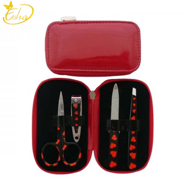 Lady's Manicure & Pedicure Care Tool Set Easy to Take out Travel Nail Art Kit