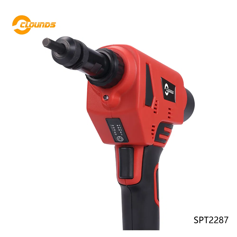 Spt2287 M3-M12 Rechargeable Heavy Duty Brushless Cordless Hand Riveter Gun