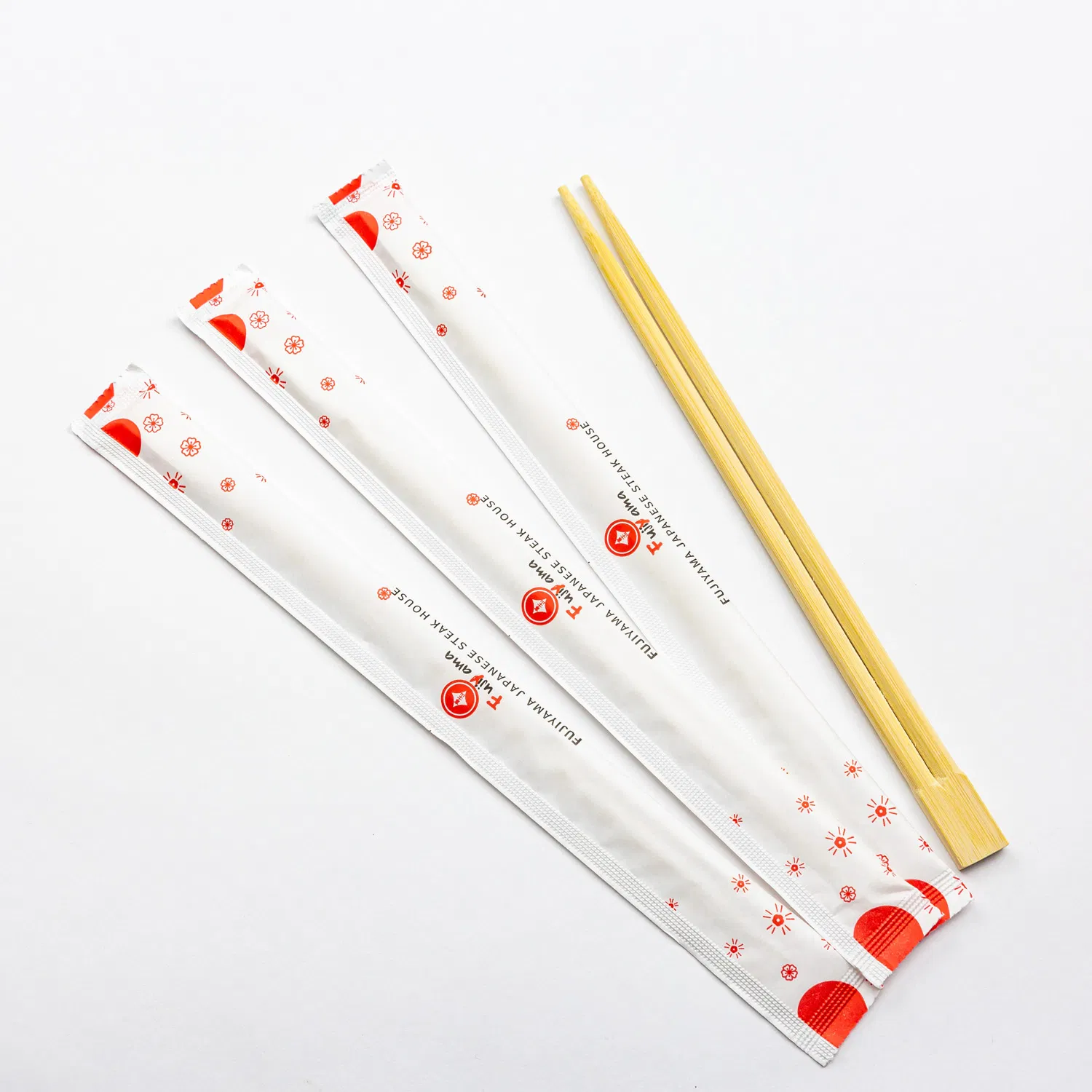 23cm Rikyu Paper Sleeve White Chopsticks