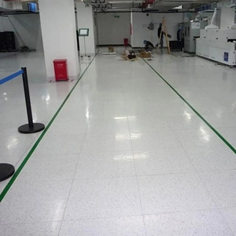 Lingding OEM ODM Custom Anti-Static PVC Veneer Finish Floor Tile