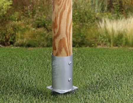 Hot Dipped Galvanized Fence Post Basd Plate Ground Anchor