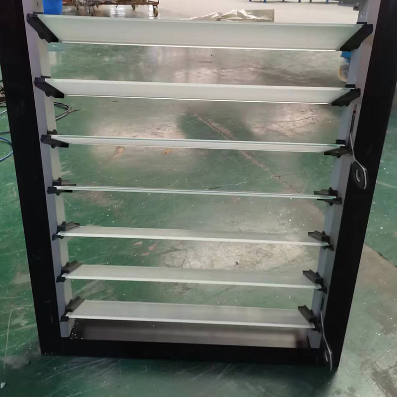 Horizontal Glass Blinds with Tempered Glass Panel & Aluminum Frame for Home Building