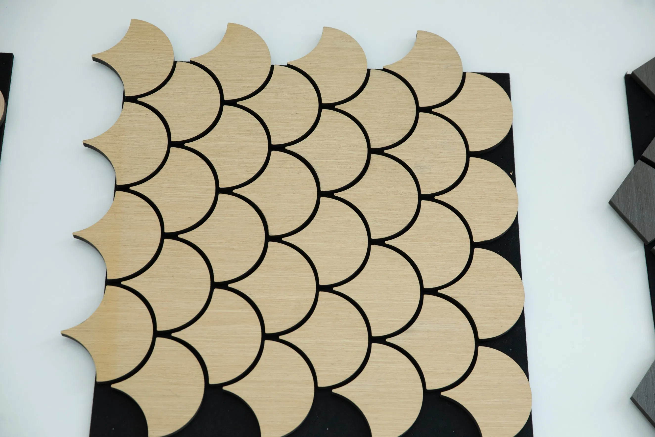 Wooden Slat Acoustic Panels Eco-Friendly Sound Absorbing Panels for Living Room