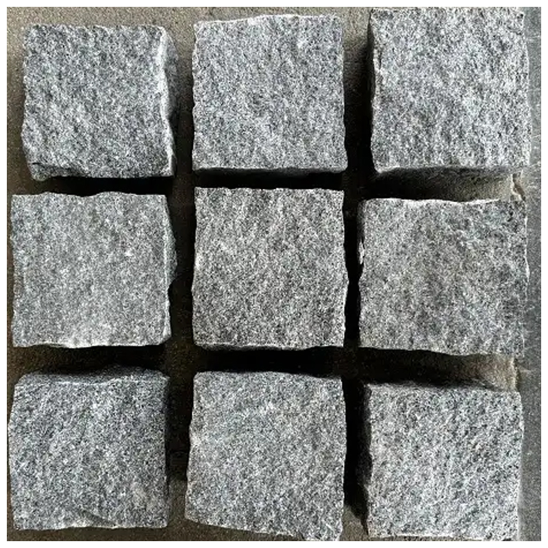 Chinese Dark Grey Granite G654 Outdoor Cubestone