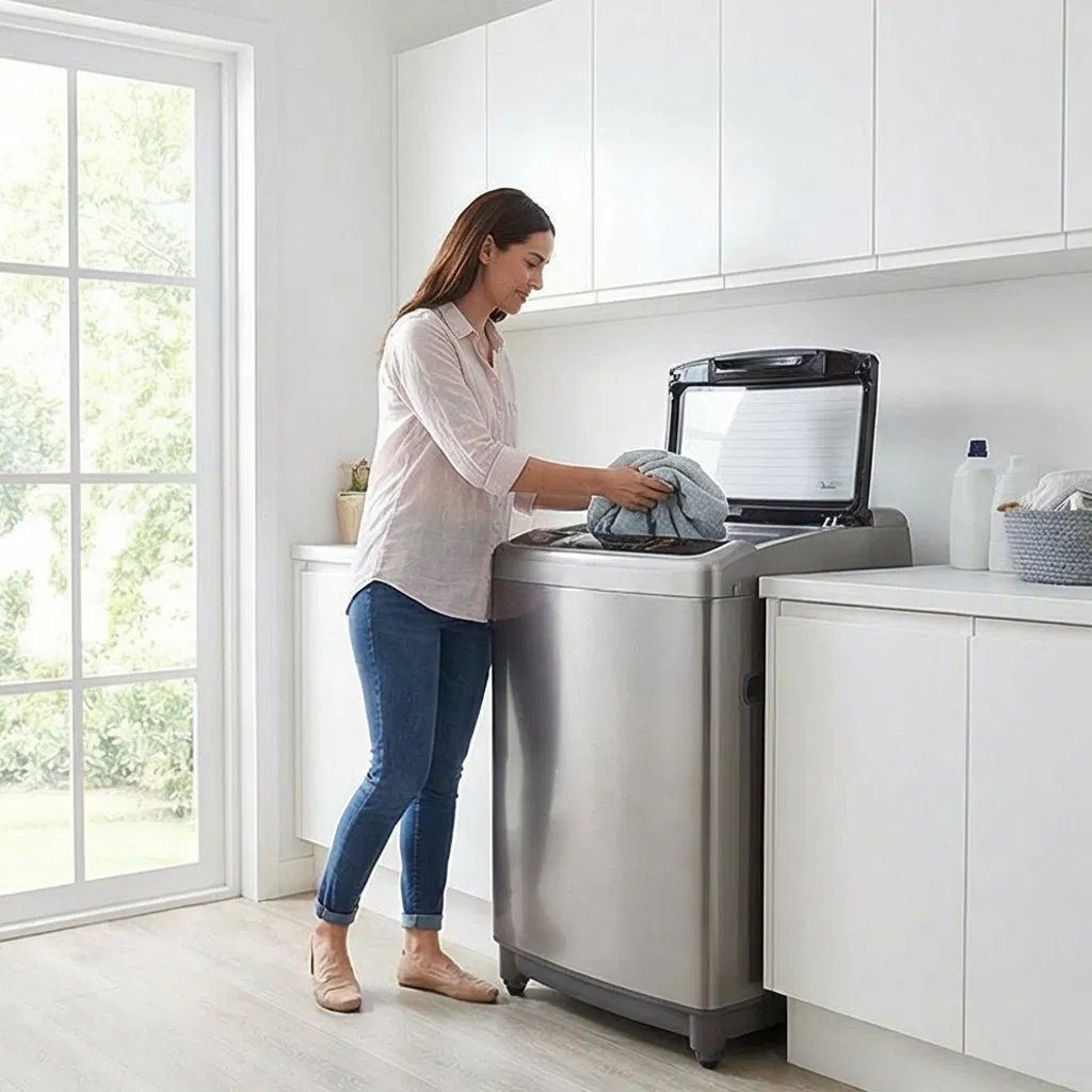 High-Efficiency 18kg Top Loading Washing Machine for Home