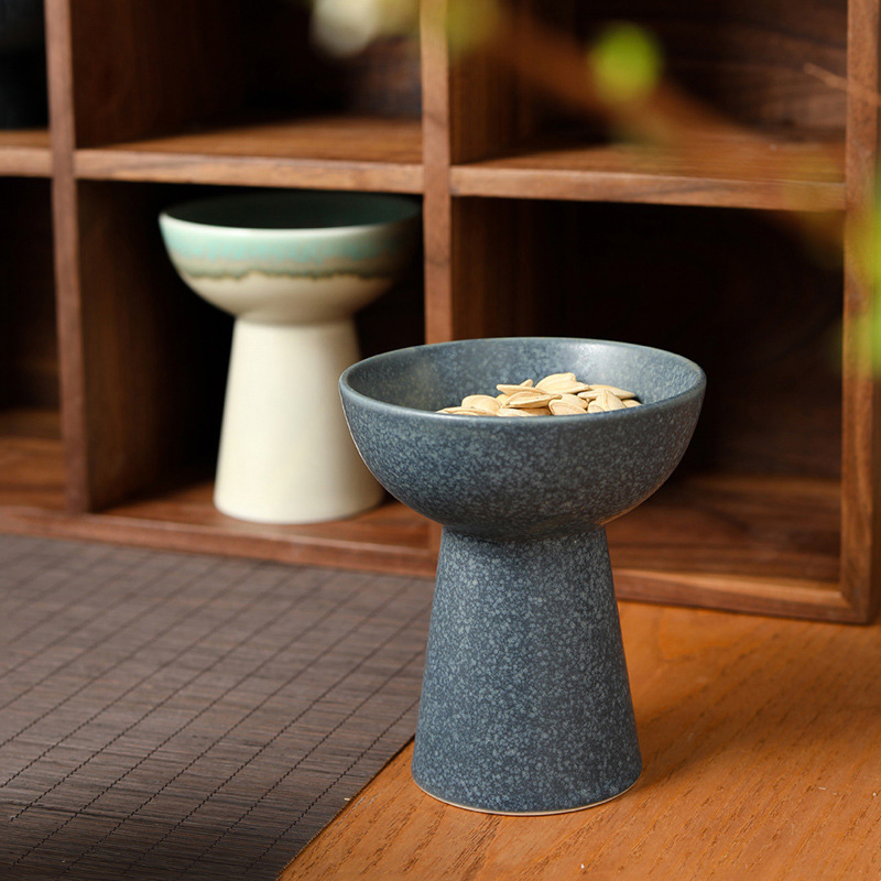 Ceramic Kiln-Formed Tall Bowl Serving Ice Cream Pudding Bowl Party Restaurant Tableware