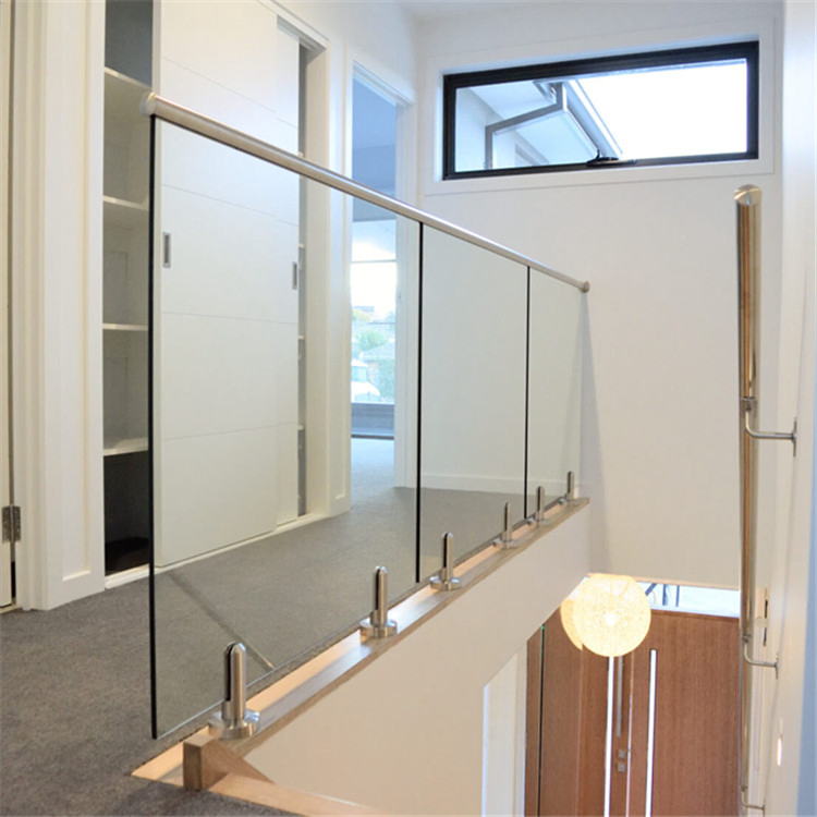 Elegant Modern Glass Railing Spigots Balustrade Prima Advanced Taste Spigot Glass Railing