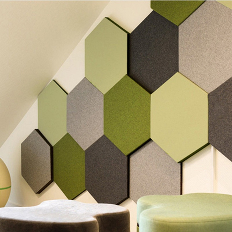 Durable Pet Felt Fabric Hanging Acoustic Divider Panels Sound Insulation Partitions Modern Design for Conference Halls Call Centers Noise Cancelling Supplier