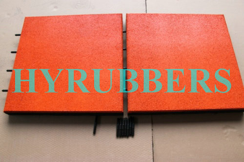 Резиновая плитка с отверстиями для улицы