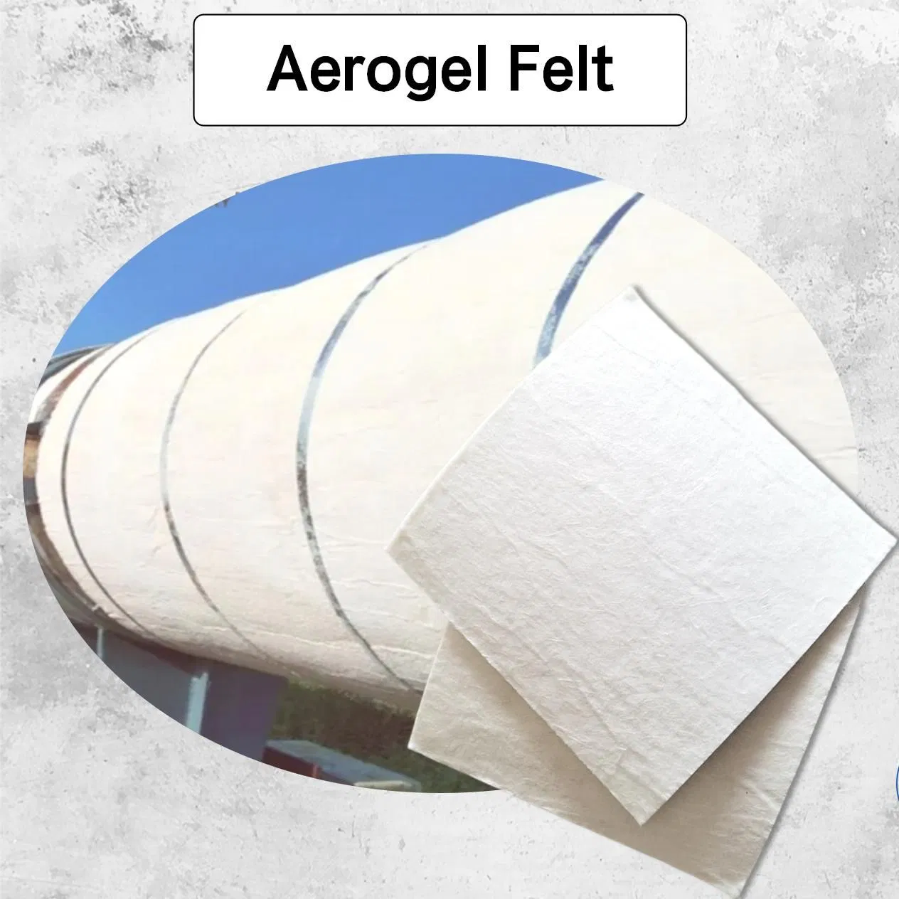 Silica Aerogel Mat Low Thermal Conductivity 6mm Aerogel Blanket Fiber Pipe Insulation Aerogel Thermal Insulation Blanket Factory