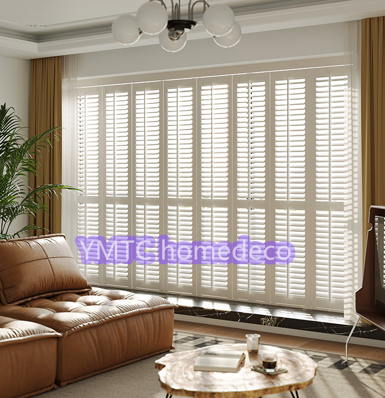 Australian European Style PVC Plantation Shutters for Interior Window Decoration