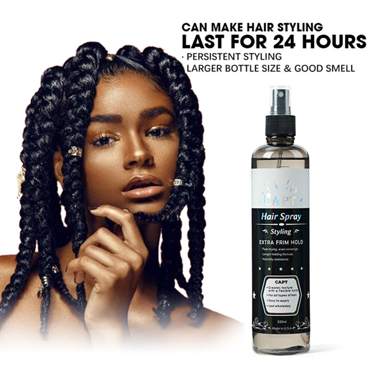Strong Holding Hair Private Label Vendor Styling Spray
