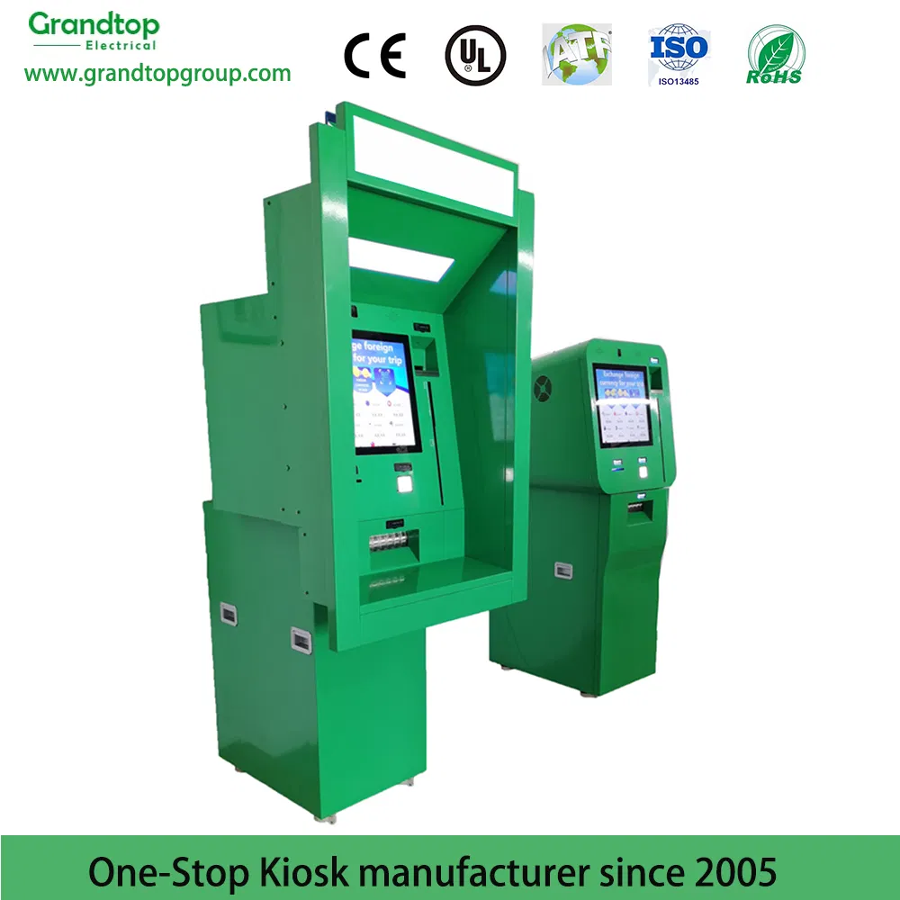 Self Service Currency Exchange Machine with Touch Screen Monitor/Thermal Printer