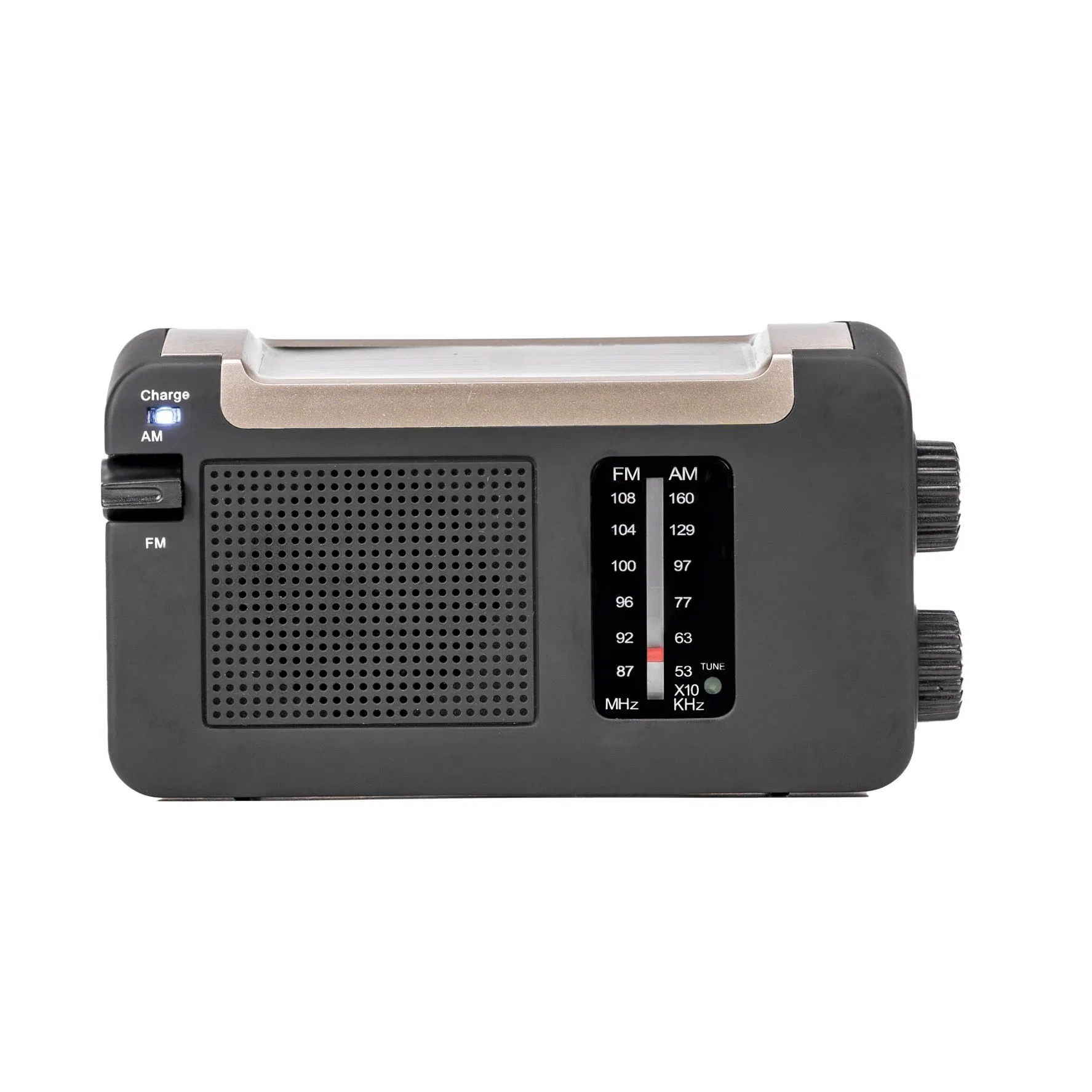 Радио на солнечной батарее с ручной подзарядкой