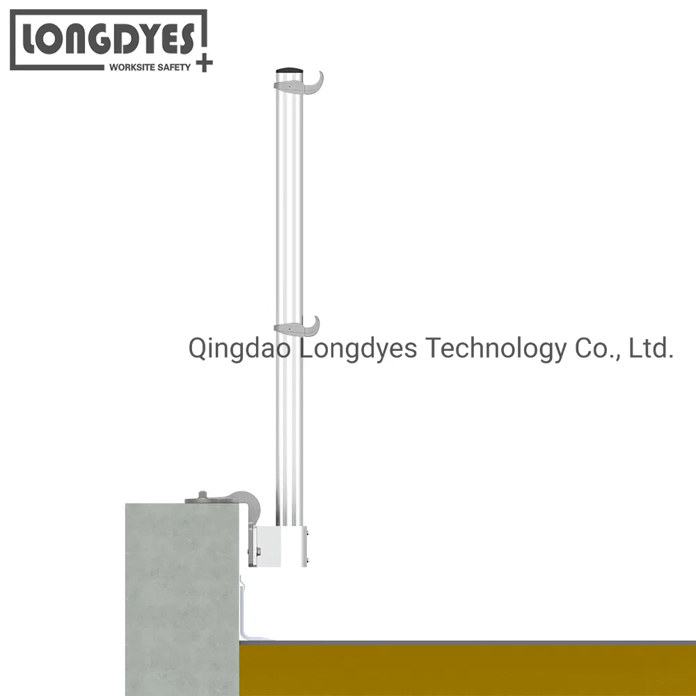 Parapet Straight Module Z-Style Rail System Against Falls From Height