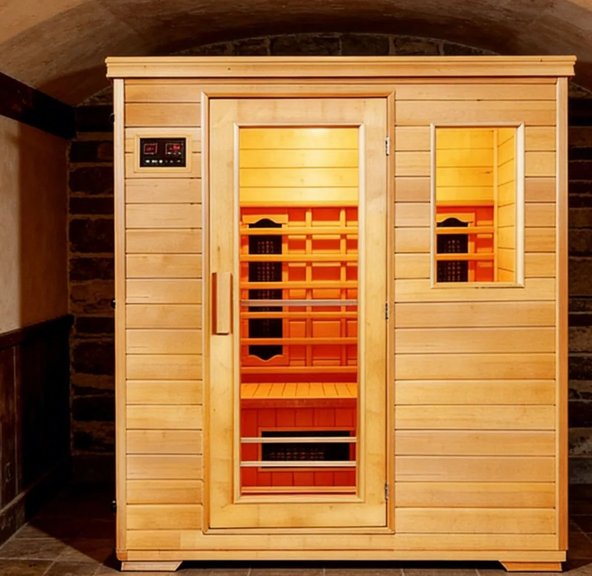 Инфракрасная сауна на 2 персоны из канадского хемлока