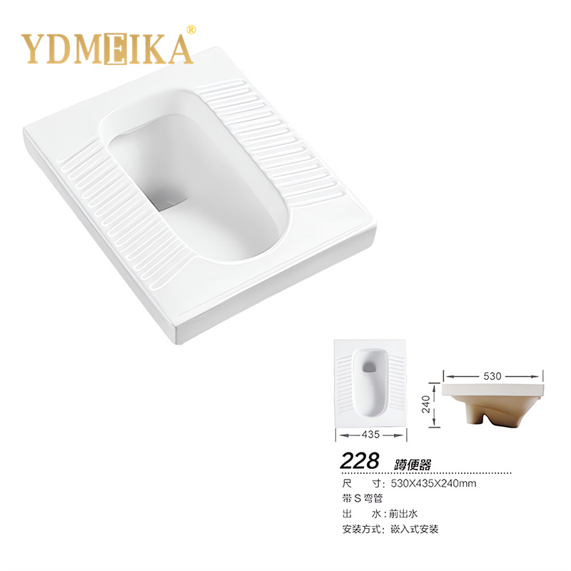 Squat Pan Professional Factory Ceramic Toilet Manufacturer of Bathroom Pan Squatting Toliet Ceramic Squating Pan Wc