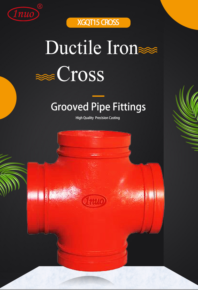 1nuo Grooved Fittings Cross on Sale