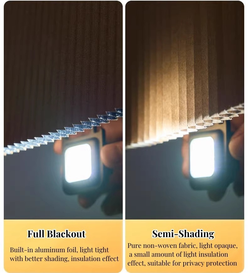 Factory Complete Blackout Honeycomb Blinds Fabric for Ultimate Privacy