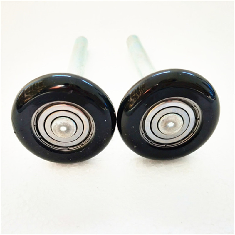 Garage Door Parts Black 6200zz Bearing 46*105mm Sturdy Nylon Roller