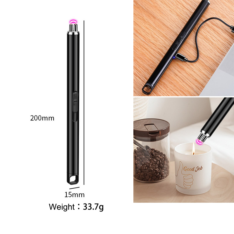 Candle Lighter Adjustable USB Lighter Outdoor Portable Jet Lighter (PHCA-0034B)