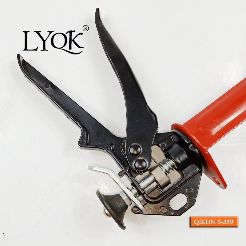 S-359 Opening Type Double Cartridges Skeleton Caulking Gun