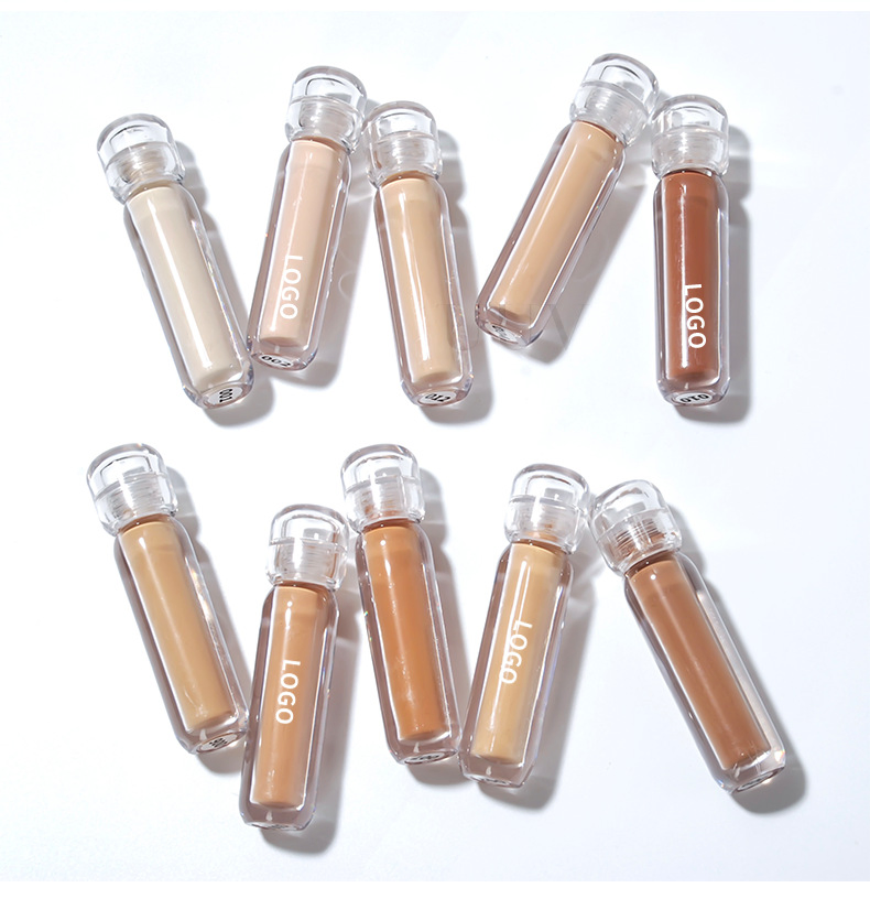 Custom Long Wear Makeup Concealer Skin Color Corrector Moisturizing Silky Liquid Concealer