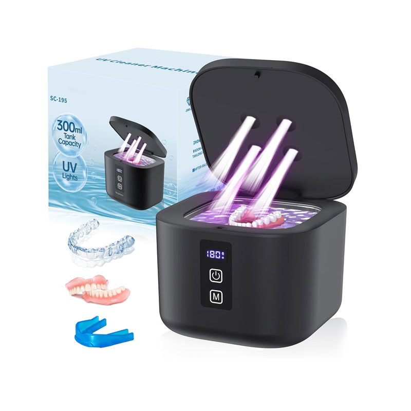 Portable Electric Household Ultrasonic Cleaner Outdoor Use Dental Ultrasonic Cleaning Machine