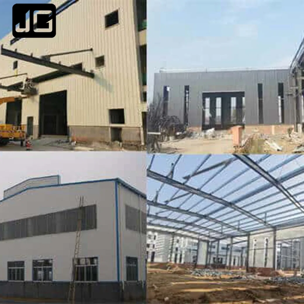 Fabrication Welded Steel Structure Construction Galvanized Painted Garage