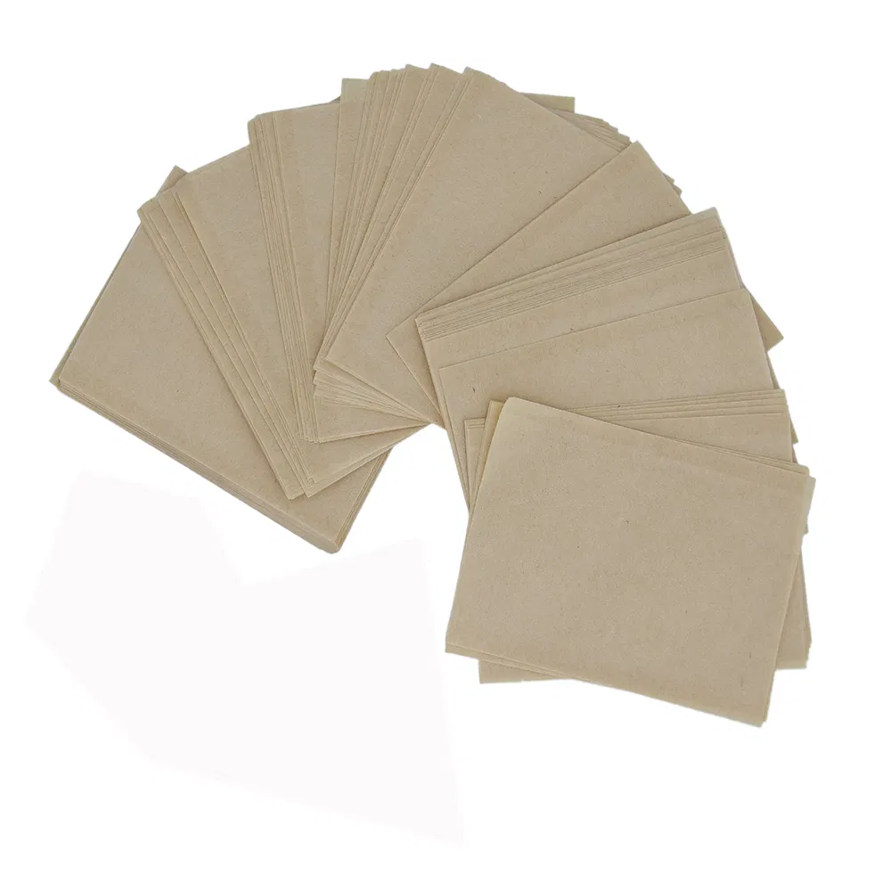 Chlorine Free Bleach Free Manila Filter Paper Tea Bags Coffee Package Pouches No Strings (70 X 90mm)