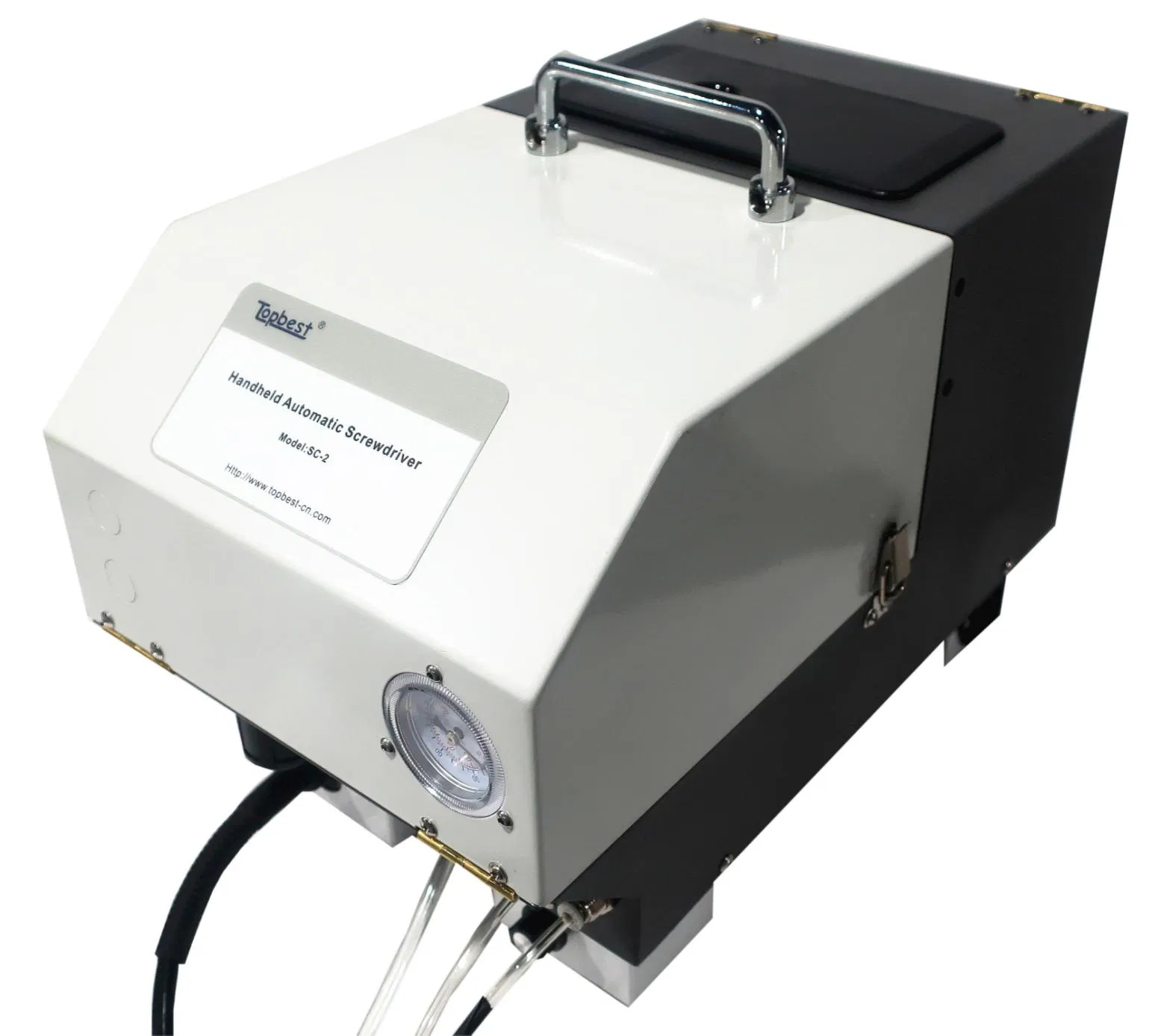 Tabletop Blowing Type Single Head Dual Rail Robotic Screw Fastening Machine with Touch Panel