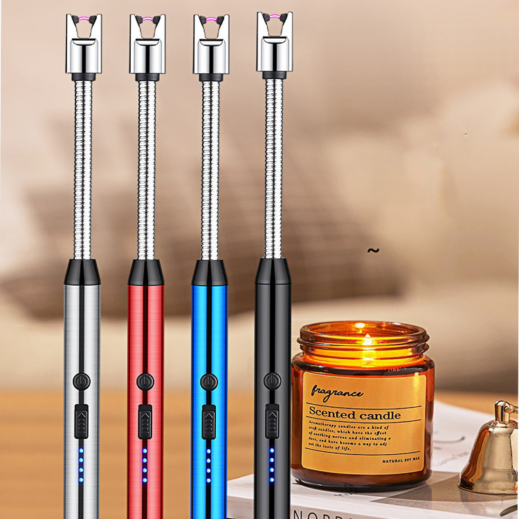 Ignition Pulse Windproof Flameless Plasma Lighter USB Rechargeable Kitchen BBQ Lighter Lighter Electric Pulse Igniter